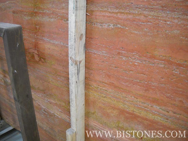 Red Travertine Slabs