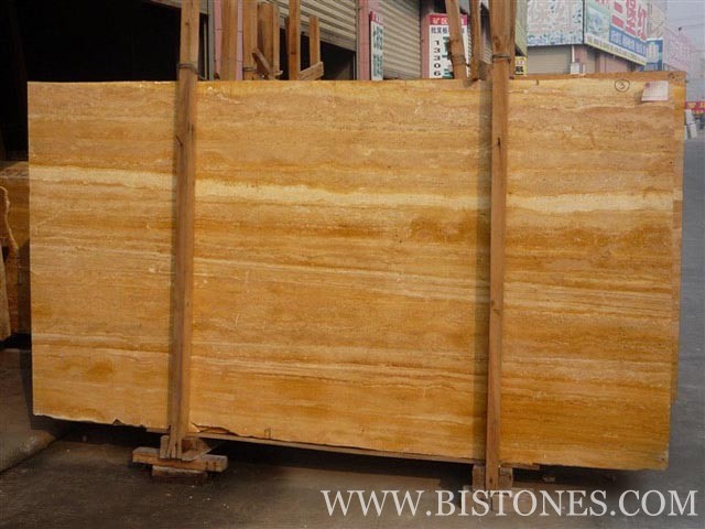 Golden Travertine Slabs